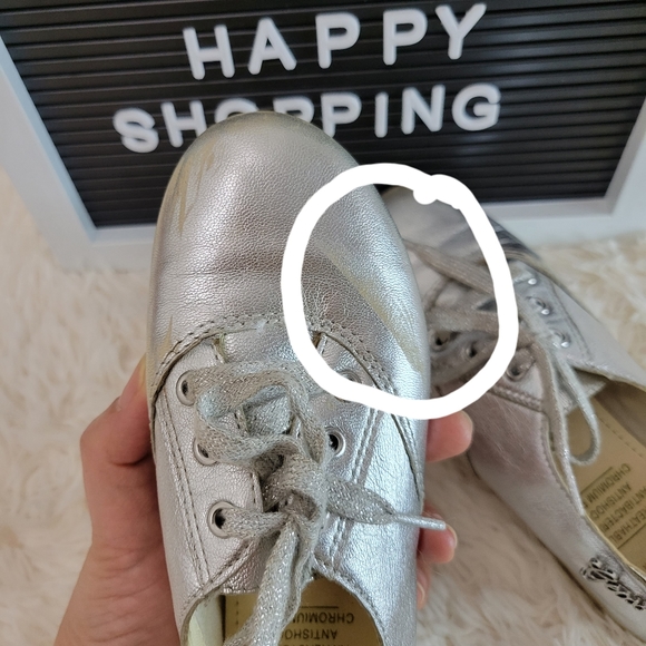 GEOX Metallic Silver Sneaker for Kids - Picture 8 of 10